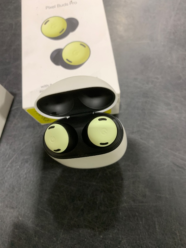 Photo 1 of Google Pixel Buds Pro - Noise Canceling Earbuds - Up to 31 Hour Battery Life with Charging Case- Bluetooth Headphones - Compatible with Android - Lemongrass