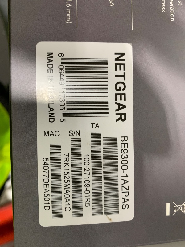 Photo 1 of NETGEAR Nighthawk WiFi 7 Router (BE9300) – Security Features, 9.3Gbps Wireless Speed, 2.5 Gigabit Internet Port, Tri-Band Gaming Router, Covers 2,500 sq. ft., 100 Devices, VPN – Free Expert Help