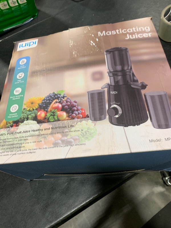 Photo 1 of Cold Press Juicer, Slow Masticating Juicer Machines for Whole Vegetable and Fruit, 4.3" Feed Chute, BPA Free, Quiet Easy Clean Juicer to Unlock Nutritious & Fresh Juices