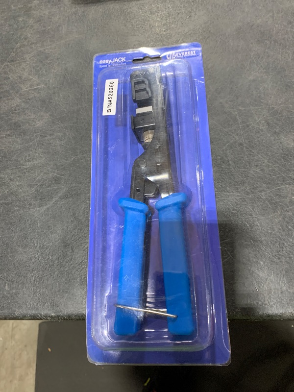 Photo 1 of Everest easyJACK - 90° Angled Speed Termination Keystone Tool - Time Saver Network Punch Down Tool - To Be Used ONLY with Everest 90° Angled RJ45 Cat5e, Cat6a and Cat6 Keystone Jacks (B087N7QQD2)
