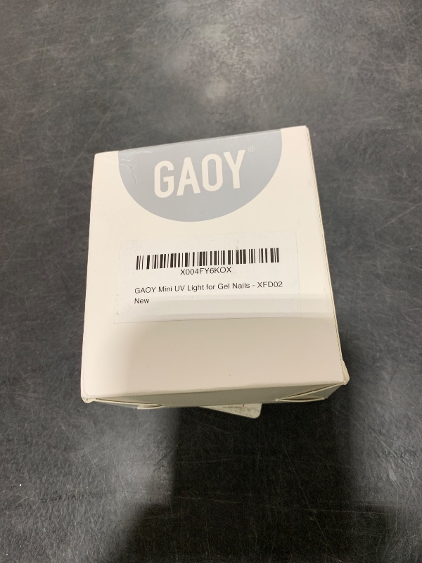 Photo 1 of GAOY Mini UV Light for Gel Nails, Small Curing Light with 2 Timers, U-Shaped LED Nail Lamp for Fast Curing, Purple