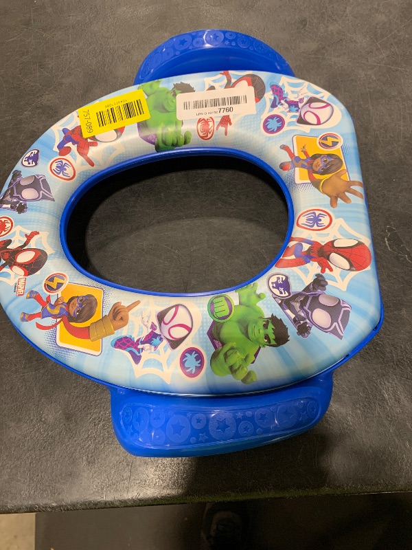 Photo 1 of Spidey and His Amazing Friends "Team Up" Soft Potty Seat and Potty Training Seat - Soft Cushion, Baby Potty Training, Safe, Easy to Clean