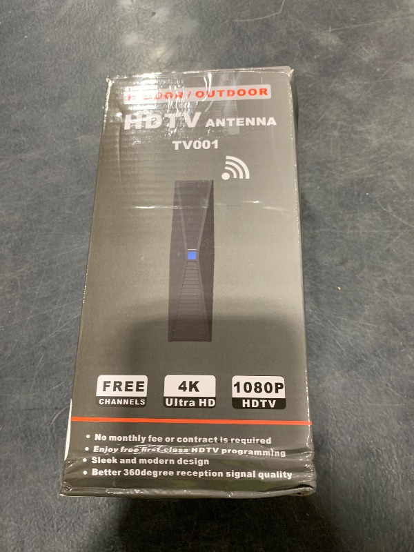 Photo 1 of 2025 Antenna for Smart TV for Local Channels,TV Antenna Indoor for Long Range Reception, Digital Antenna for Easy Installation and All Smart/Old TVs, Supports 4K 1080P HD VHF UHF
