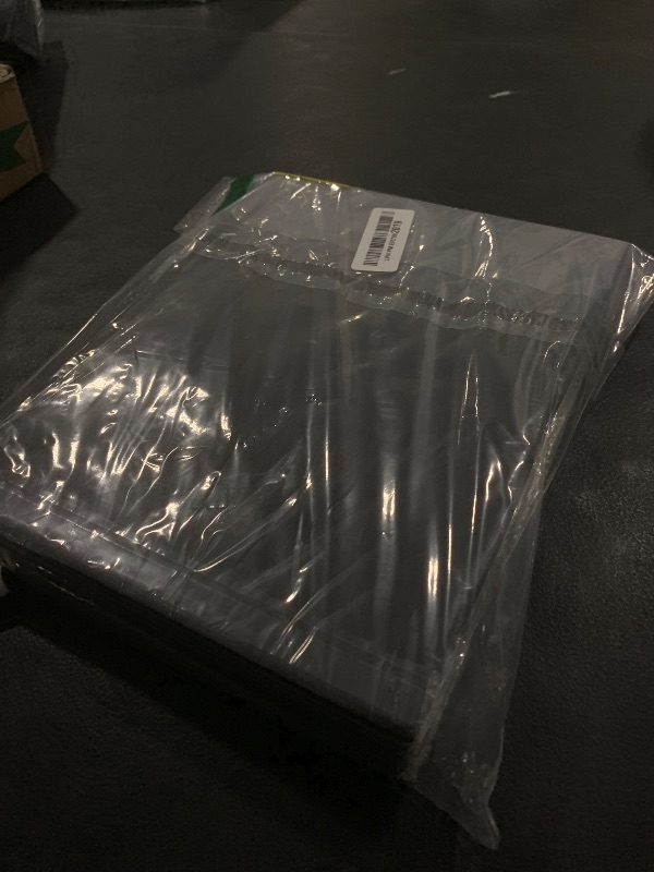 Photo 1 of MAOPINER Menu Covers, 10 Pack 8.5" x 11" Restaurant Menu Covers Holders, Single View Menu Covers with Angled Corners Black for Restaurants, Diners, Bars, and Wine Lists (10, 8.5" X 11")