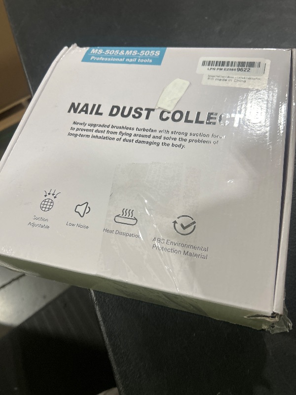 Photo 1 of heemeei Nail Dust Collector, Dust Collector Nail Tech with LED Light & 2Pcs Reusable Filters & Cleaning Brush, Nail Fan Vacuum Dust Collector for Salon Home, Manicure Acrylic Gel Nails Polishing(Pink)