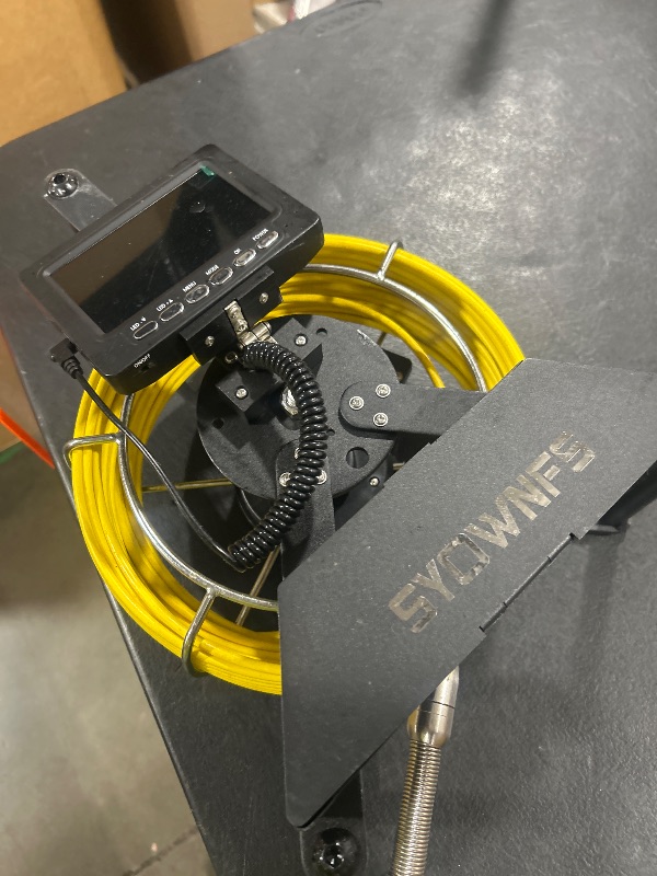 Photo 1 of 4.3 Monitor Sewer Pipe Inspection Camera, 20m Drain 22MM Sewer Pipeline Industrial Endoscope with 4500mA Battery 16G DVR Card,Endoscope Inspection Camera,Sewer Camera with Light
