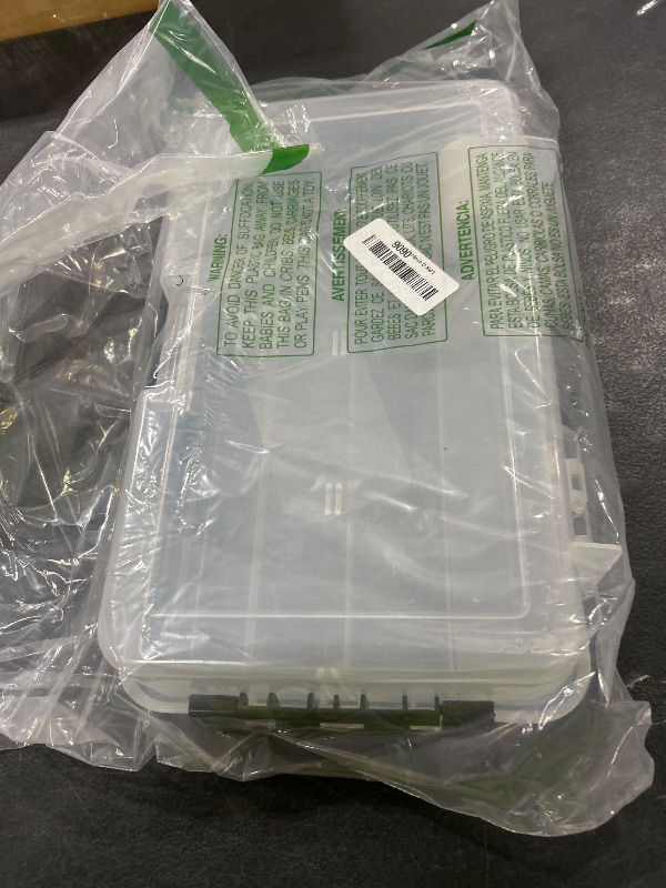 Photo 1 of Plano 3741 Deep Waterproof Stowaway, Clear, 14" x 9" x 2.88"