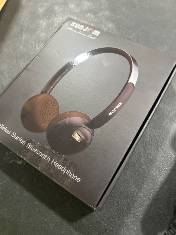 Photo 1 of AUDALA Wireless Bluetooth Over Ear Headphones Noise Cancelling ANC Lightweight, Built-in Micphone, 70 Hours Up Battery Life, Retro Vintage On-Ear Design, Memory Earmuffs