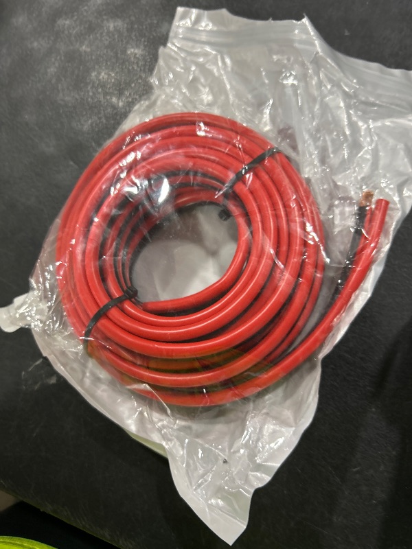 Photo 1 of 6 Gauge Wire 20 Feet, 6/2 AWG Pure Copper Wire, 6AWG 2 Conductors Red Black Oxygen Free Stranded Low Voltage Wire for Solar Panel, Automotive, Audio Auto, LED Lighting(6 AWG 20FT)