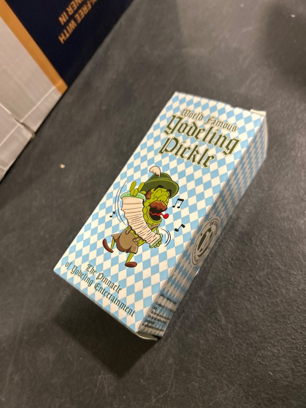 Photo 1 of DR DINGUS Yodeling Pickle (1 Pickle) Sings Dill-lightful Musical Yodel Song - Hilarious Laughs - Singing Novelty Gag Gift for Friends Family Coworkers Office Students Classroom