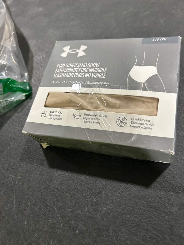 Photo 1 of Under Armour Womens 3-Pack Pure Stretch No Show Hipster Underwear, All-Day Comfort & Ultra-Soft Fit, Venice Pink