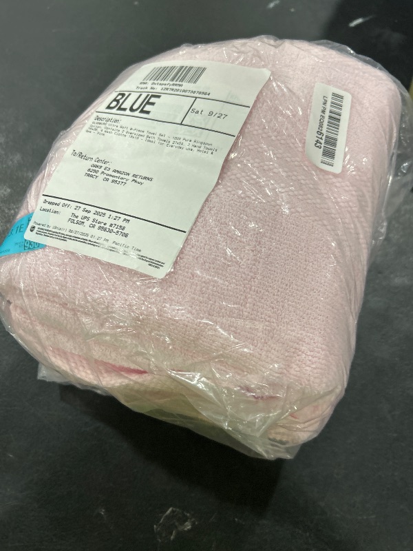 Photo 1 of GLAMBURG Ultra Soft 8-Piece Towel Set - 100% Pure Ringspun Cotton, Contains 2 Oversized Bath Towels 27x54, 2 Hand Towels 16x28, 4 Wash Cloths 13x13 - Ideal for Everyday use, Hotel & Spa - Pink