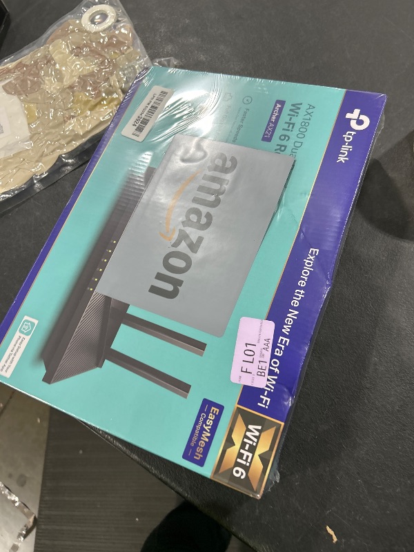 Photo 1 of TP-Link AX1800 WiFi 6 Router V4 (Archer AX21) – Dual Band Wireless Internet, Gigabit, Easy Mesh, Works with Alexa - A Certified for Humans Device, Free Expert Support