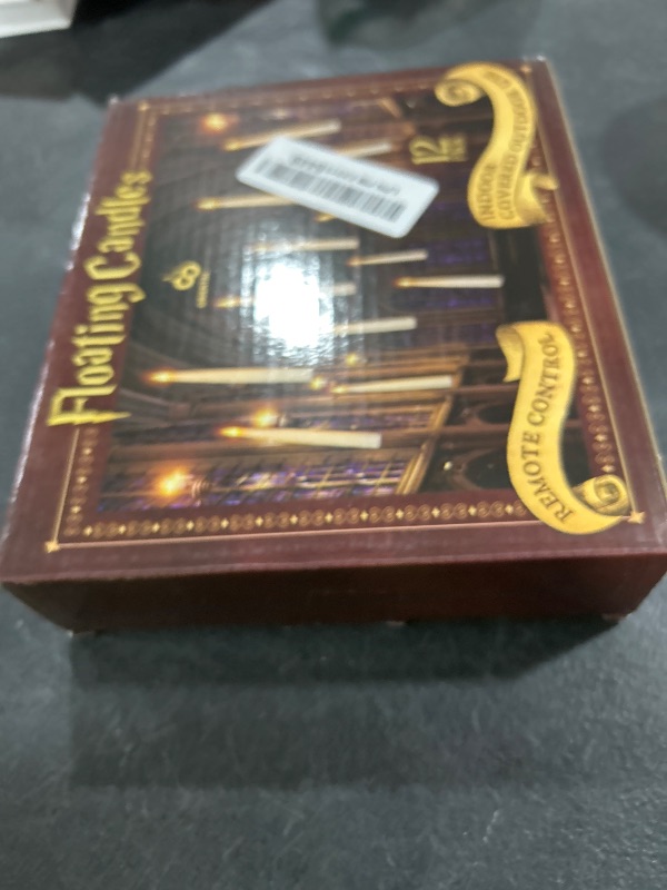 Photo 1 of ORIENTAL CHERRY Halloween Decorations - Floating LED Candles with Remote Control -12Pcs Magic Witch Wizard Christmas Decor for Indoor Home Room Classroom Bedroom Birthday Party (with Common Remote)