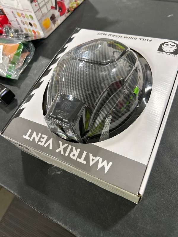 Photo 1 of GREEN DEVIL Matrix Full Brim Hard Hat with Headlight Vented Construction Safety Helmet OSHA Approved Cascos De Construccion Work Hardhat for Men&Women