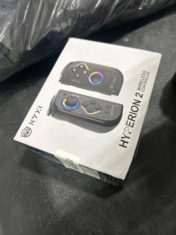 Photo 1 of NYXI Hyperion 2 Wireless Joy-Pad for Switch/Switch OLED/Switch LCD, Hall Effect Joystick, Mechanical Microswitches Buttons & Triggers, RGB Light, 6-Axis Gyro, Turbo, Vibration, Mppable Buttons