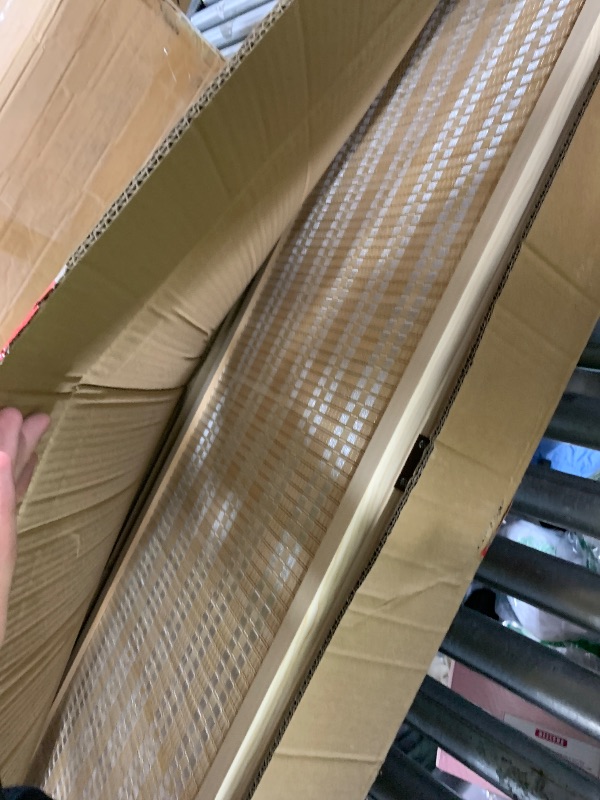 Photo 1 of Furnnylane 6 Panel Folding Room Divider Screen, Bamboo, for Separation, Beige, 67" H x 92.1" W