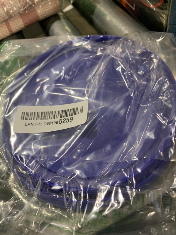 Photo 1 of Replacement Lids for Pyrex 4-Cup Glass Food Storage Container Bowls, 6-Inch Plastic Round Lids Covers fits Pyrex 7201-PC, Airtight & Leakproof (2-Pack, Blue)