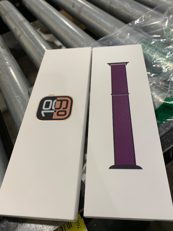 Photo 1 of Apple Watch Series 10 [GPS 46mm case] Smartwatch with Rose Gold Aluminum Case with Plum Sport Loop. Fitness Tracker, ECG App, Always-On Retina Display, Carbon Neutral