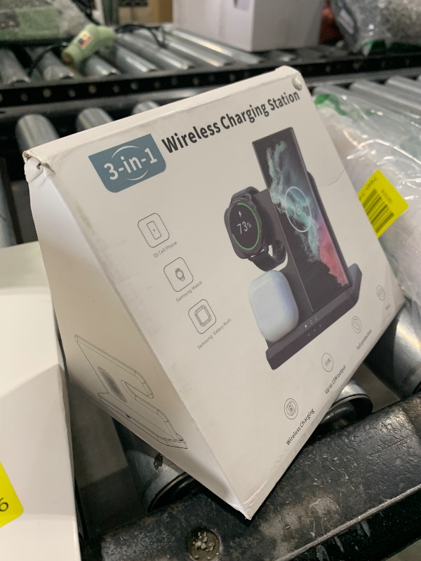 Photo 1 of Wireless Charging Station for Samsung: 3 in 1 Wireless Charger for Samsung Galaxy Watch 7/6/5/4/Pro Classic Galaxy Buds - Charger Dock Stand for S25/S24/Ultra/S23/S22/S21 Note Z Fold Android