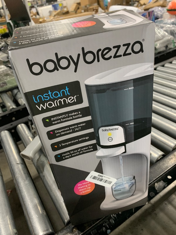 Photo 1 of Baby Brezza Instant Baby Bottle Warmer - Fast Water Warmer Instantly Dispenses 24/7 in 3 Temperatures, White