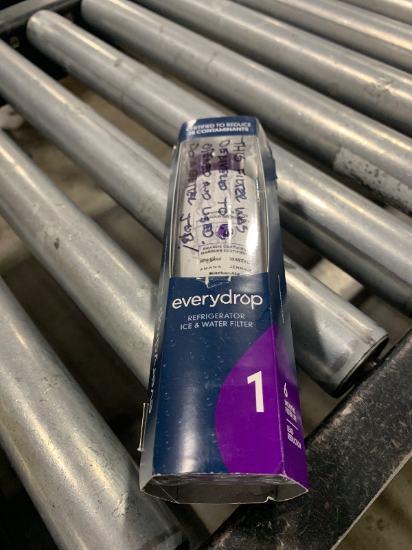 Photo 1 of everydrop by Whirlpool Ice and Water Refrigerator Filter 1, EDR1RXD1, Single-Pack , Purple