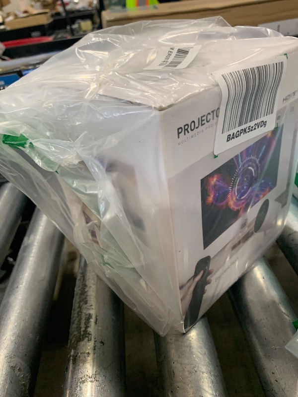 Photo 1 of ?Electric Focus?Mini Portable Projector with 4K Support, Bluetooth 5.4 WIFI6, 5watt Sound Base Speaker, 260 ANSI, Android 11, 210° Rotation , Auto Keystone Correction Video Projector HY300 PLUS