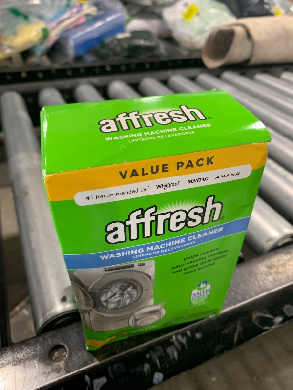 Photo 1 of Affresh Washing Machine Cleaner, Cleans Front Load and Top Load Washers, Including HE, 6 Tablets