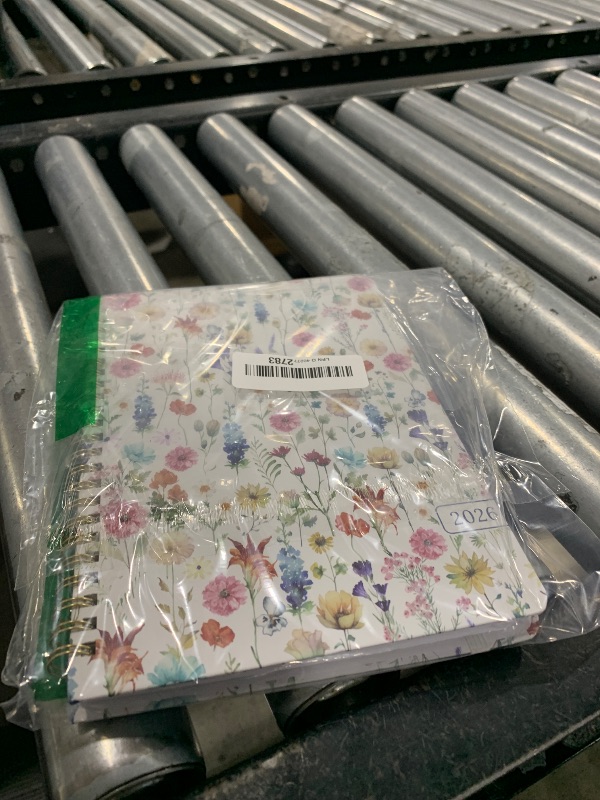 Photo 1 of 2026 Planner, Weekly and Monthly Calendar Planner for Women, Jan 2026 - Dec 2026, Hardcover Planning Agenda book with Tabs, Spiral Bound, Inner Pocket, Perfect for School Office Supplies, 6.3" x 8.5" - Wildflowers