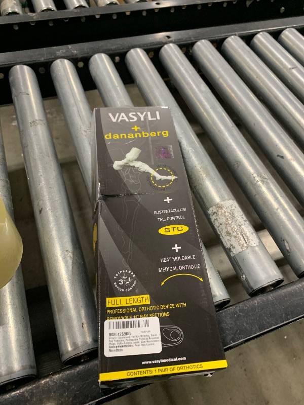 Photo 1 of Vasyli+Dananberg 1st Ray Orthotic, Small, 1st Ray Function, Removable Distal & Proximal Plugs, Full-Length Insole, Low Resistance to Joint, Heat Moldable, Rear Foot Control, Lasting Pain Relief