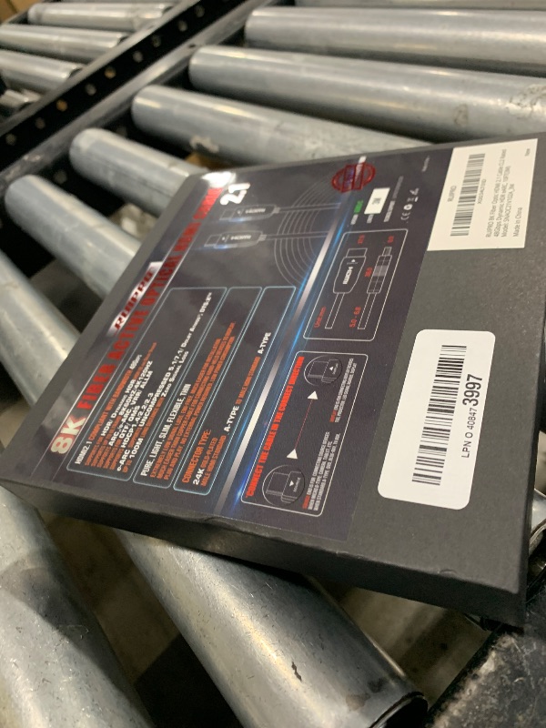 Photo 1 of RUIPRO 8K HDMI Fiber Optic Cable CL2 Rated 10 Feet 48Gbps 8K60Hz 4K120Hz Dynamic HDR eARC HDCP2.2/2.3 for RTX4080/4090/3080/3090, Xbox S/X, PS5/4, AVR, Projector, LG/Samsung/Sony TV