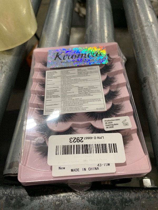 Photo 1 of Kiromiro Lashes False Eyelashes Cat Eye Faux Mink Lashes Wispy Strip Lash 6D Volume Fake Lash Natural Look Eyelashes Pack 7 Pairs