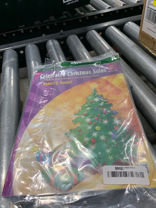 Photo 1 of Celebrated Christmas Solos, Bk 3: 7 Christmas Favorites Arranged for Early Intermediate Pianists (Celebrated, Bk 3)