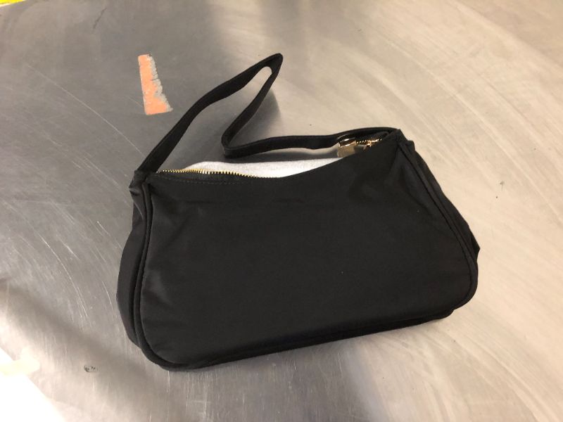 Photo 1 of Small Black Purse with Gold Hardware