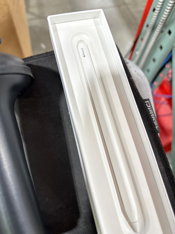 Photo 1 of Apple Pencil (2nd Generation): Device Compatibility Check Required - Pixel-Perfect Precision, Perfect for Note-Taking, Drawing, and Signing documents. Attaches, Charges, and Pairs magnetically.