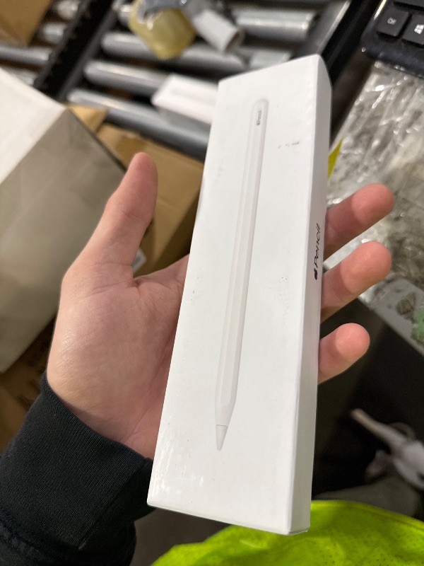 Photo 1 of Apple Pencil (2nd Generation): Device Compatibility Check Required - Pixel-Perfect Precision, Perfect for Note-Taking, Drawing, and Signing documents. Attaches, Charges, and Pairs magnetically.