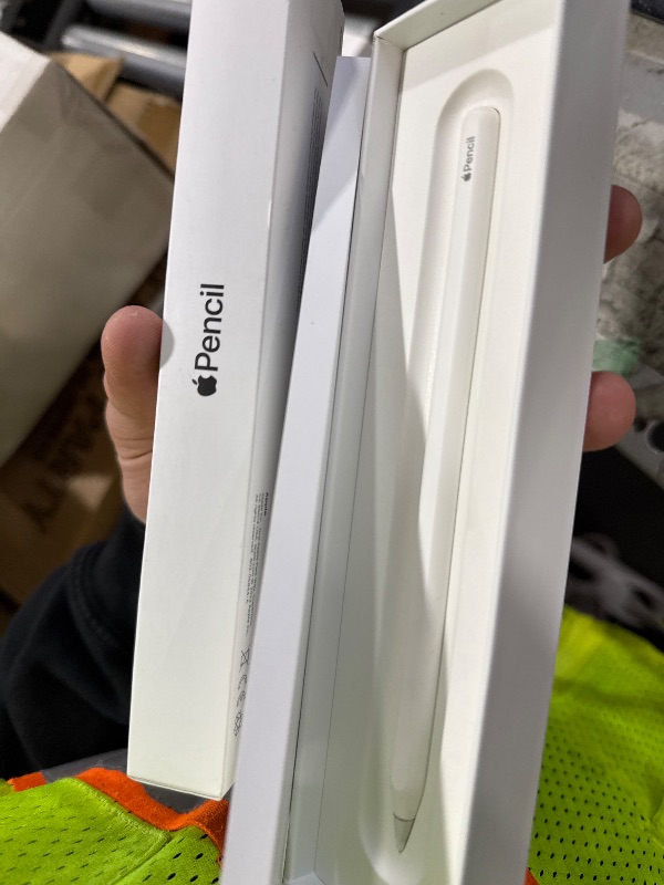 Photo 1 of Apple Pencil (2nd Generation): Device Compatibility Check Required - Pixel-Perfect Precision, Perfect for Note-Taking, Drawing, and Signing documents. Attaches, Charges, and Pairs magnetically.