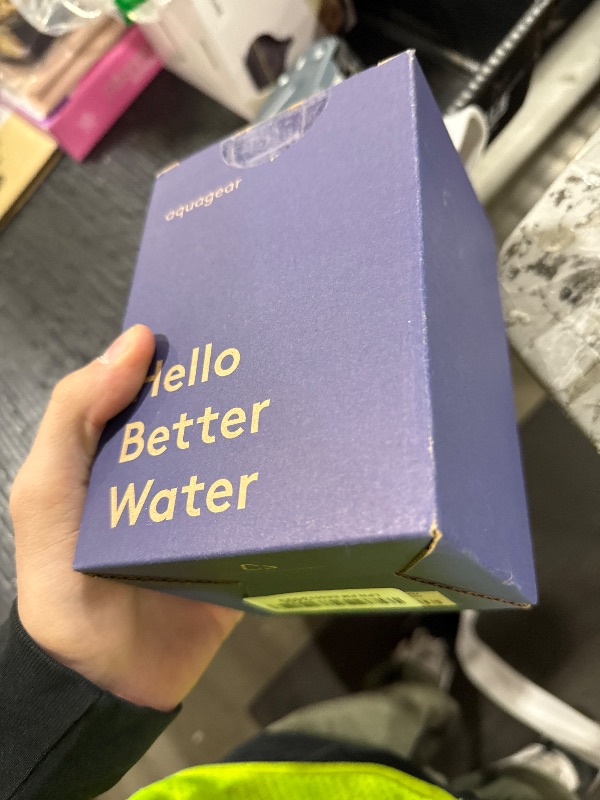 Photo 1 of Aquagear Pitcher Replacement Water Filter – Lead, Chlorine, PFAS, Microplastics, VOCs Filter - Filter Media Made in USA
