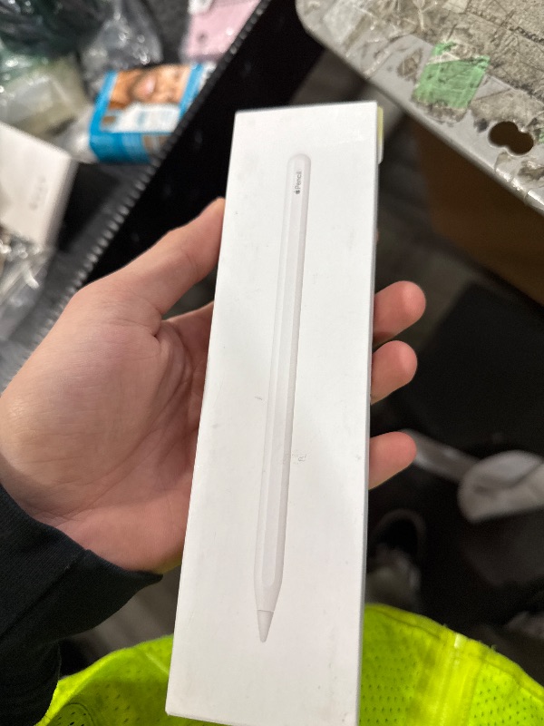 Photo 1 of Apple Pencil (2nd Generation): Device Compatibility Check Required - Pixel-Perfect Precision, Perfect for Note-Taking, Drawing, and Signing documents. Attaches, Charges, and Pairs magnetically.