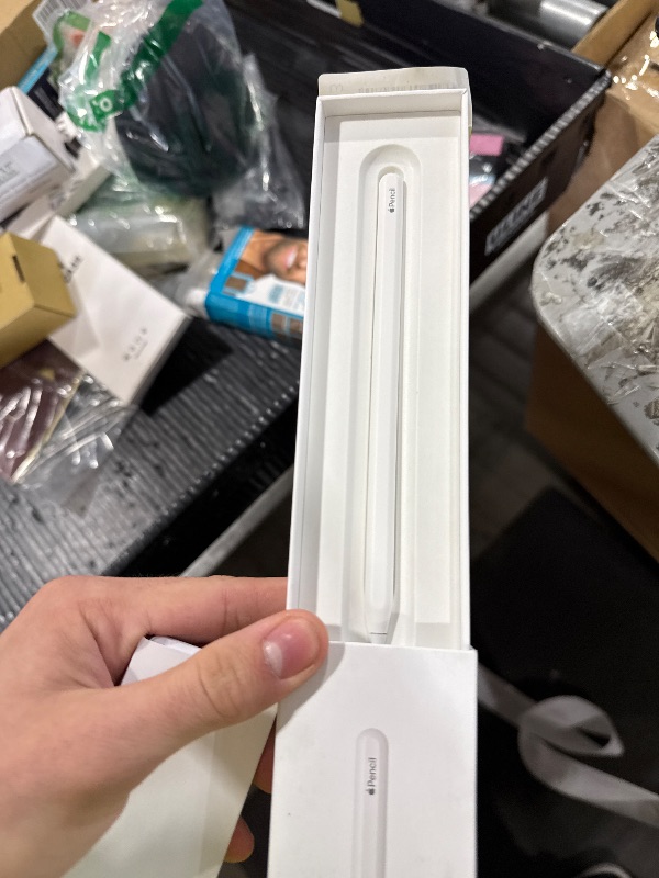 Photo 1 of Apple Pencil (2nd Generation): Device Compatibility Check Required - Pixel-Perfect Precision, Perfect for Note-Taking, Drawing, and Signing documents. Attaches, Charges, and Pairs magnetically.