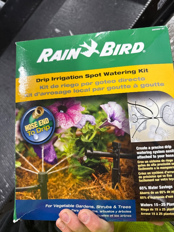 Photo 1 of Rain Bird SWDMSPKIT Drip Irrigation Spot Watering Manifold on a Spike Kit, Bubblers and Emitters