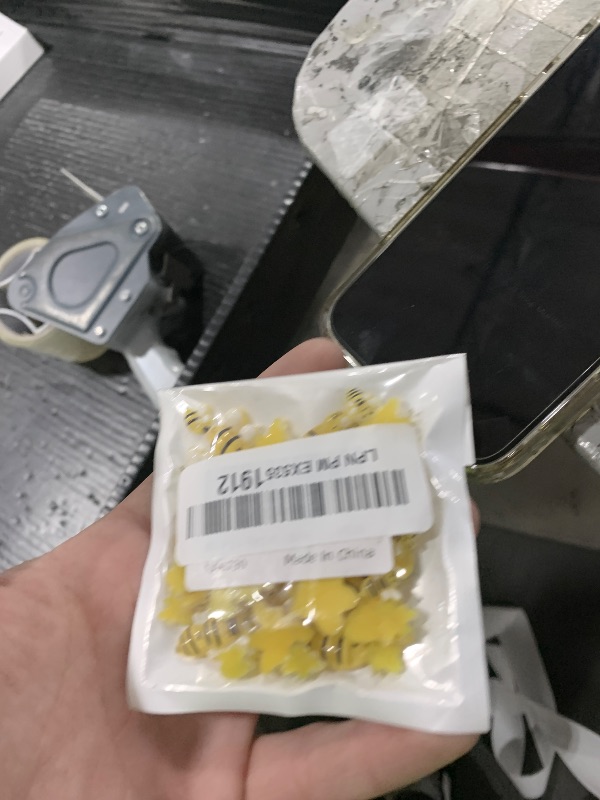 Photo 1 of 80 Pcs Resin Honey Bees for Crafting, Plastic Bumble Bee Decor for DIY Wreath Embellishments and Bee Themed Party Supplies