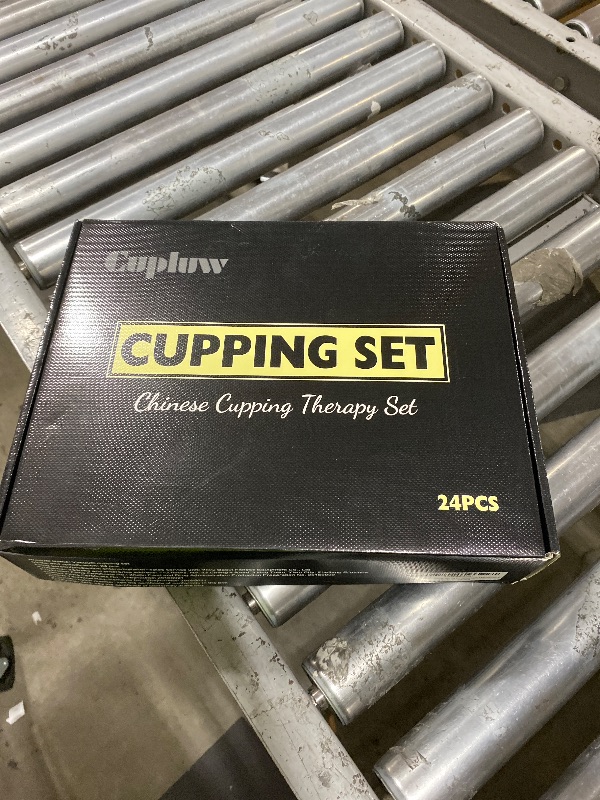 Photo 1 of Cupluw Cupping Set, 24 Cups Cupping Kit for Massage Therapy, Chinese Cupping Therapy Set with Magnetics, Professional Vacuum Cupping Set for Cellulite Reduction Muscle Pain Relief with Manual Pump