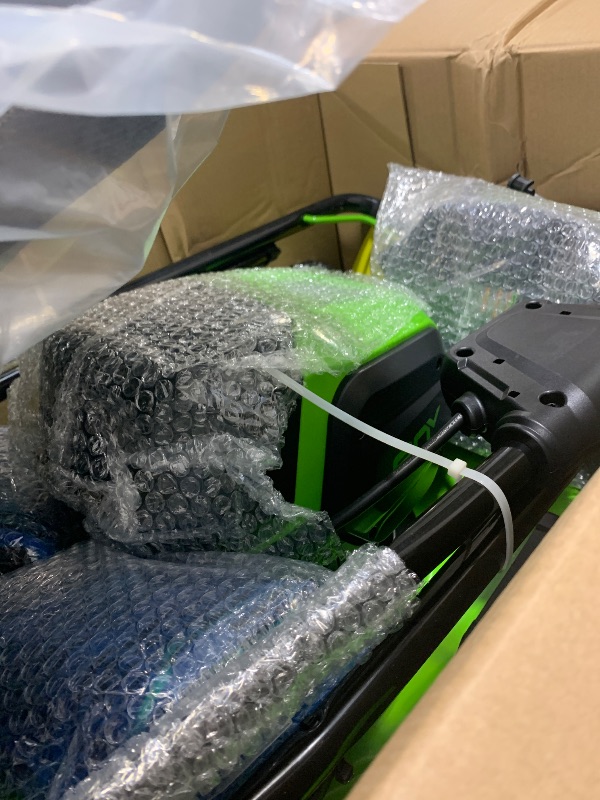 Photo 1 of Greenworks 80V 21" Brushless Cordless (Push) Lawn Mower (75+ Compatible Tools), (2) 2.0Ah Batteries and 30 Minute Rapid Charger Included
