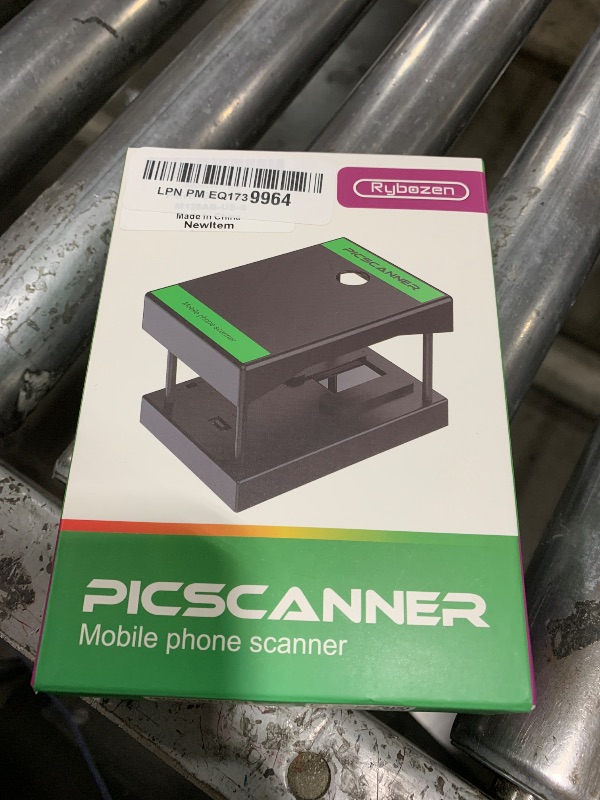 Photo 1 of Rybozen Mobile Film and Slide Scanner, Lets You Scan and Play with Old 35mm Films & Slides Using Your Smartphone Camera, Fun Toys and Gifts with LED Backlight, Rugged Plastic Folding Scanner