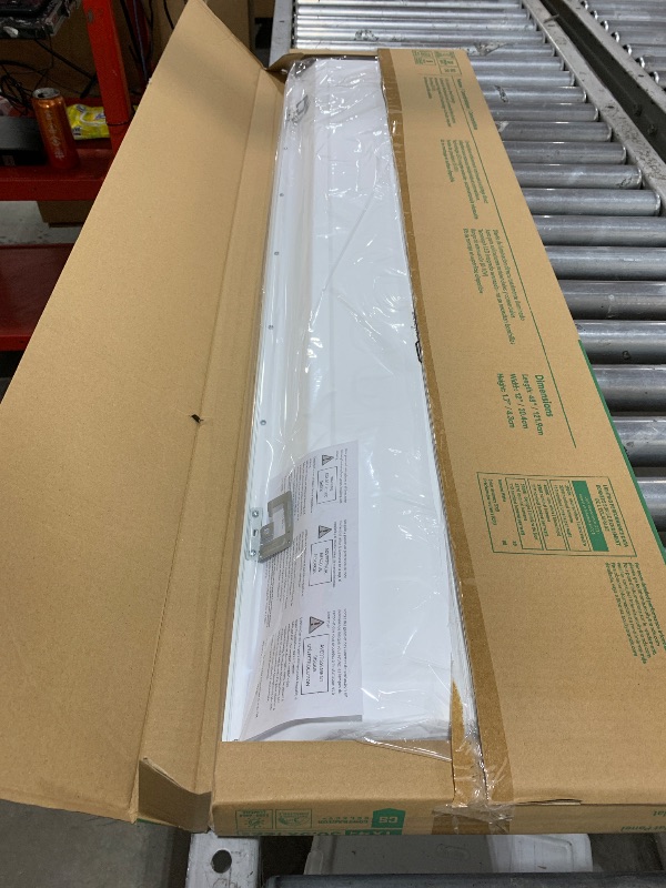 Photo 1 of Lithonia Lighting CPX 1x4 LED Flat Panel Light, 1 Ft. x 4 Ft. LED Light Panel, Ceiling Lighting Fixture, 2500/3200/4000 Adjustable Lumens, 3500K/4000K/5000K Switchable CCT, Smooth Satin Lens, White