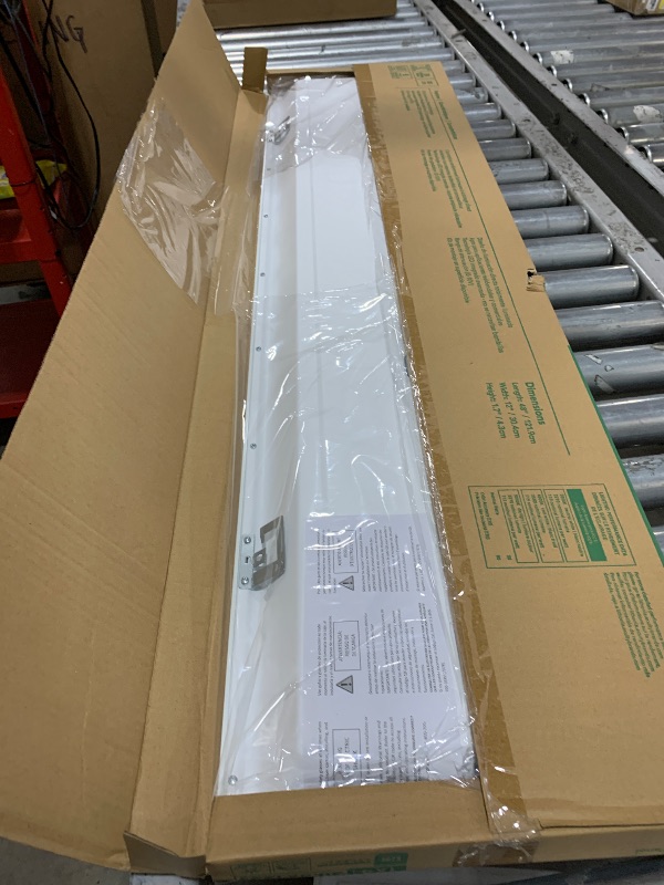 Photo 1 of Lithonia Lighting CPX 1x4 LED Flat Panel Light, 1 Ft. x 4 Ft. LED Light Panel, Ceiling Lighting Fixture, 2500/3200/4000 Adjustable Lumens, 3500K/4000K/5000K Switchable CCT, Smooth Satin Lens, White