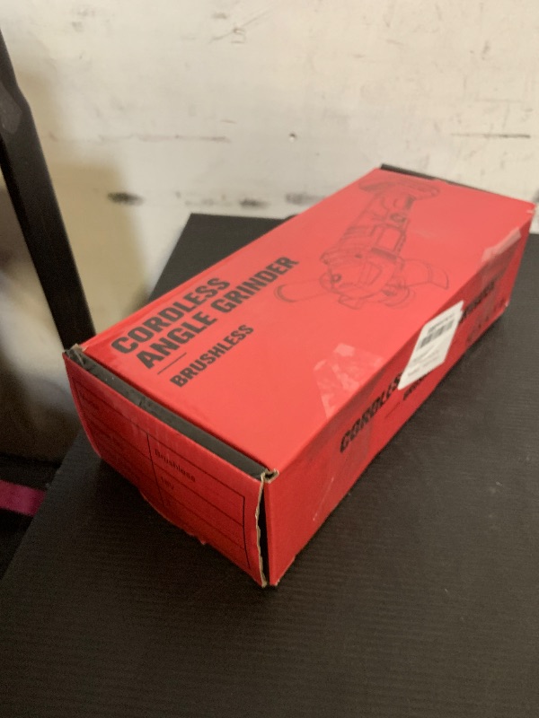 Photo 1 of MtiolHig Cordless Angle Grinder Compatible with Milwaukee 18V Battery: Brushless Grinder Tool - Small Angle Grinder for 4-1/2" Wheels, 3 Variable Speed Settings for Cutting, Grinding, Polishing
