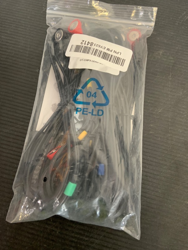 Photo 1 of Discount TENS - Compex Compatible Replacement Lead Wires - Compex Compatible Snap Connectors - Pack of 4
