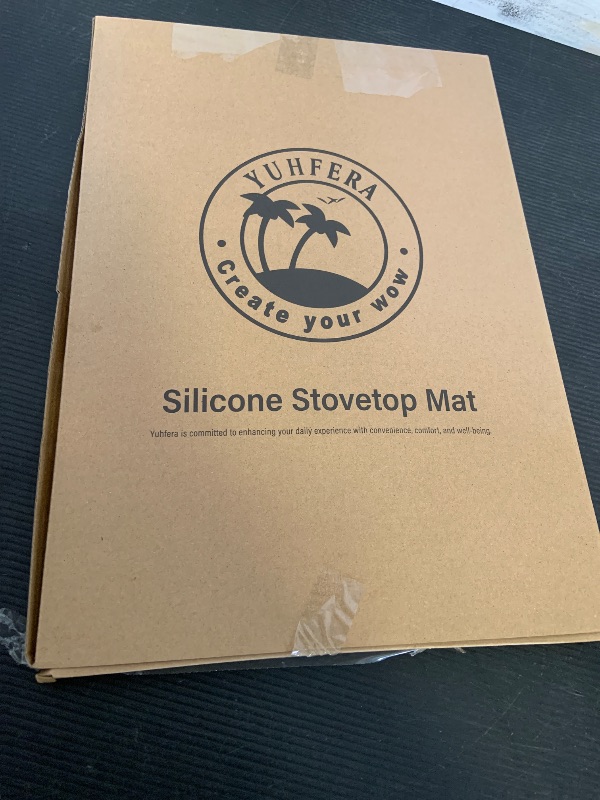 Photo 1 of YUHFERA Stove Top Cover for Electric Stove - Silicone Stove Mat for Glass Top, Glass Cooktop Protector, XL Dish Drying Mats For Kitchen,Oven Covers for Electric Stove (Gray,30 x 21)